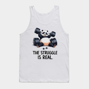 Panda Struggle Tank Top